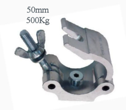 Half-Coupler bis 500kg, Hook Clamp mit M10 Senkschraube